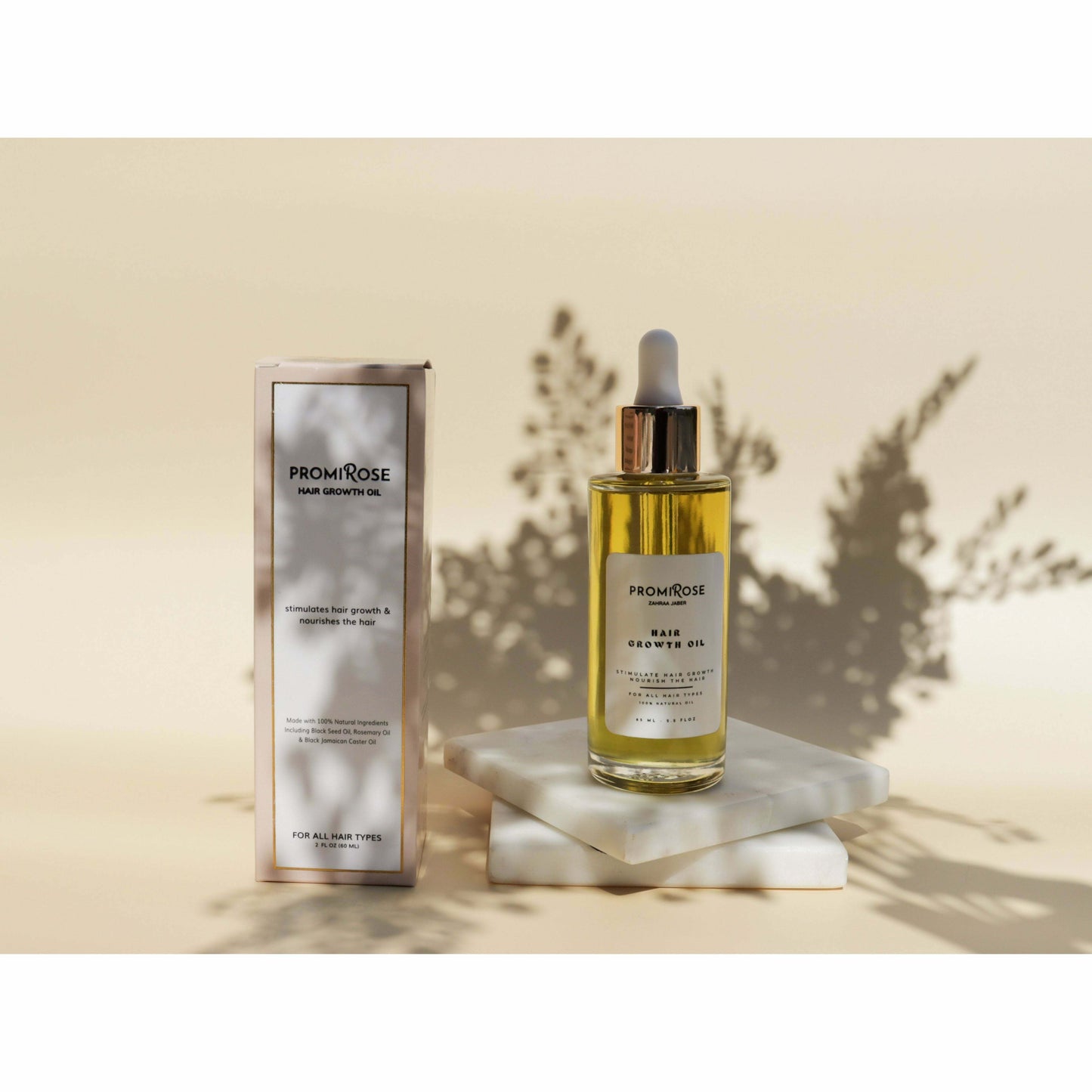 1 Natural hair growth oil PROMIROSE