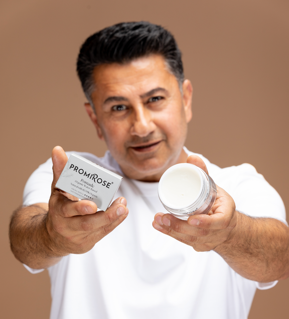 Organic Water-Based Hair Pomade – Strong Hold, Matte Finish Promirose