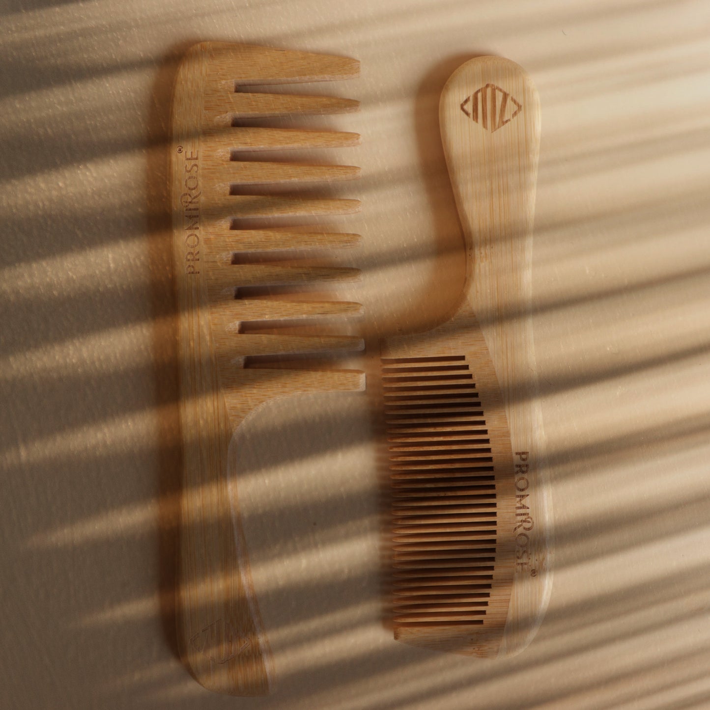 Bamboo wide and Fine Tooth Comb