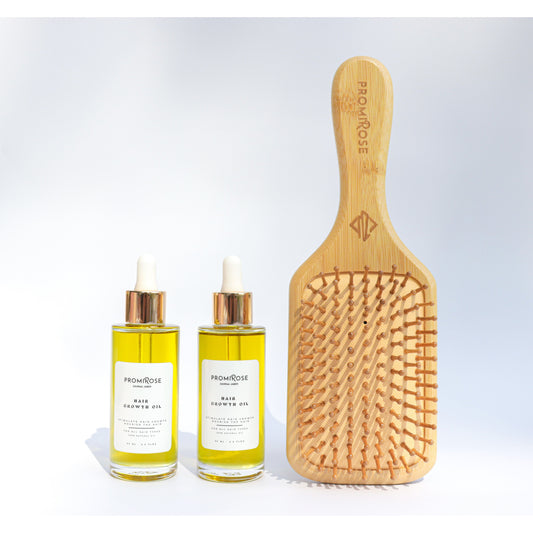 2 Promirose oils with Bamboo Brush
