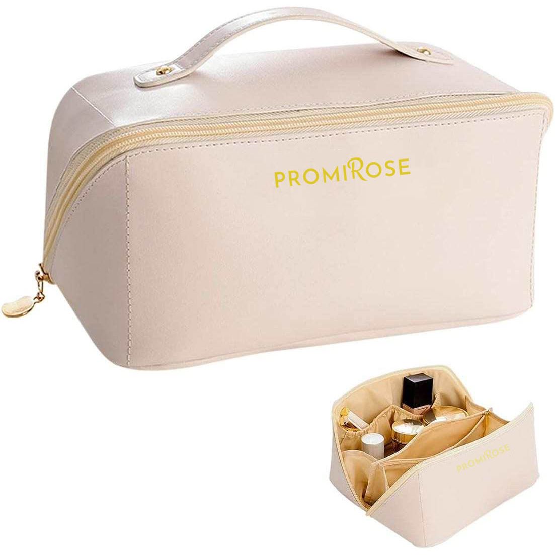 PROMIROSE Travel Cosmetics Zipper Bag